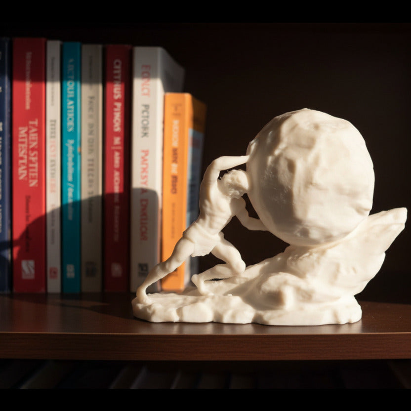 Sisyphus: The eternal battle – 3D-geprinte sculptuur