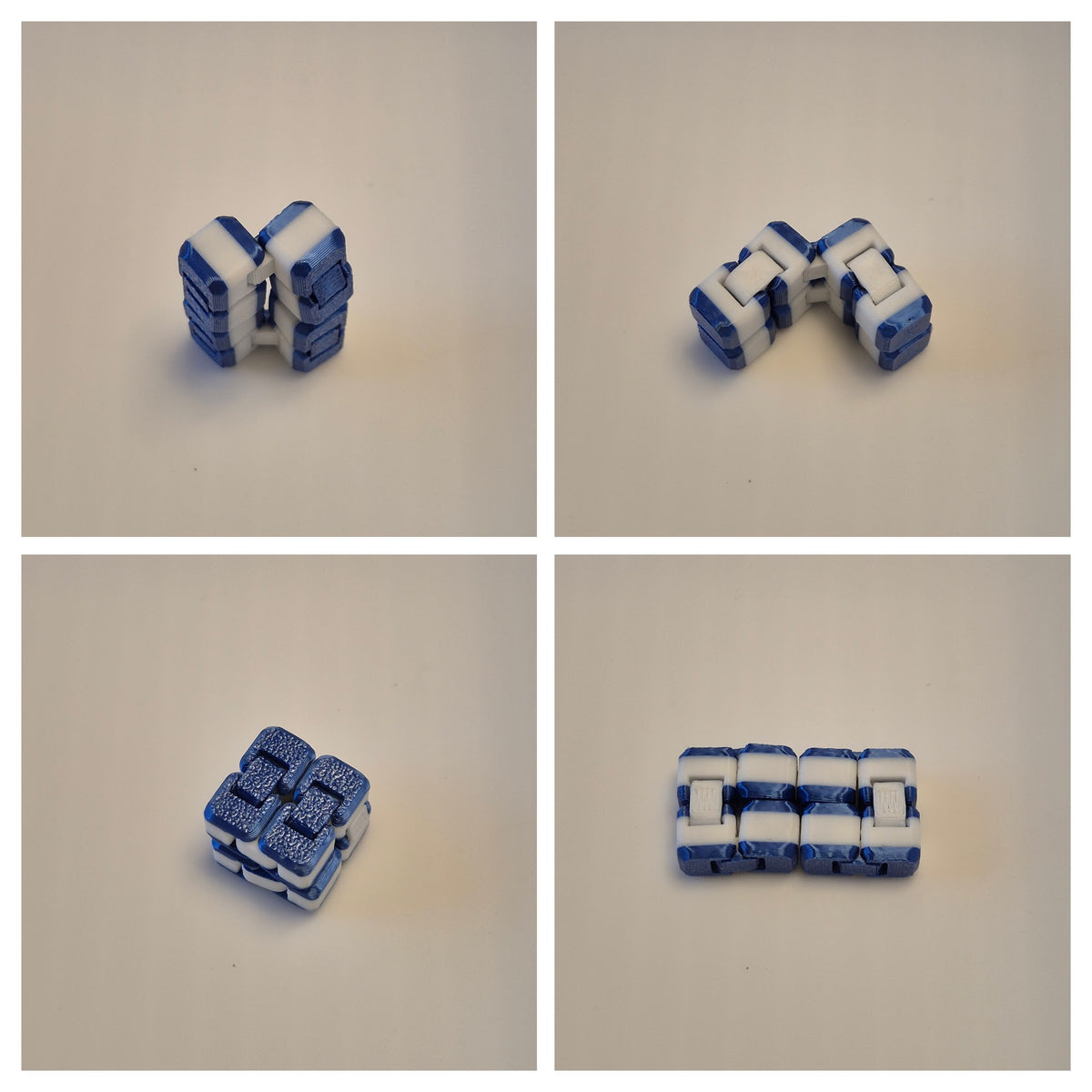 Fidget Infinity Cube - Mini - 3D Geprint - Diverse Kleuren