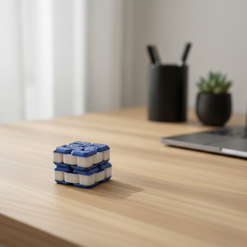 Fidget Infinity Cube - Mini - 3D Geprint - Diverse Kleuren