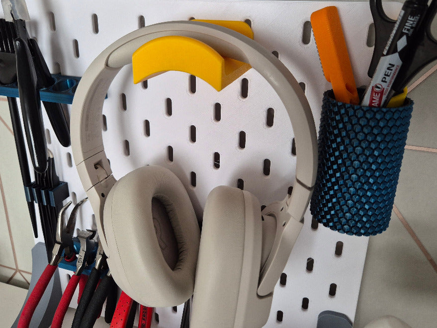 Koptelefoon houder - compatibel met IKEA SKADIS boards