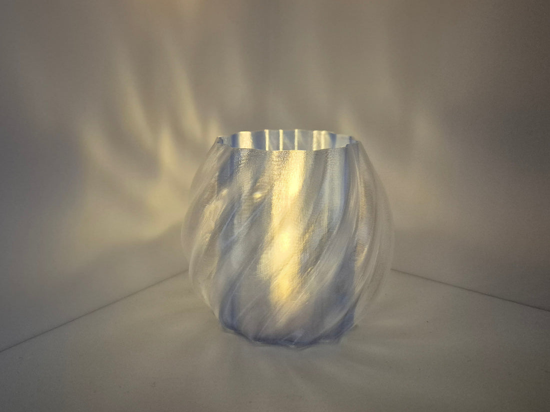 Theelichthouder (LED) - transparant